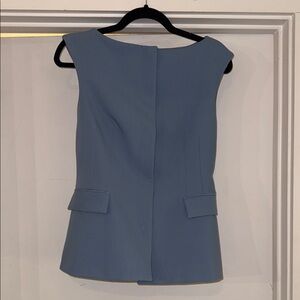 Zara Blue Sleeveless vest